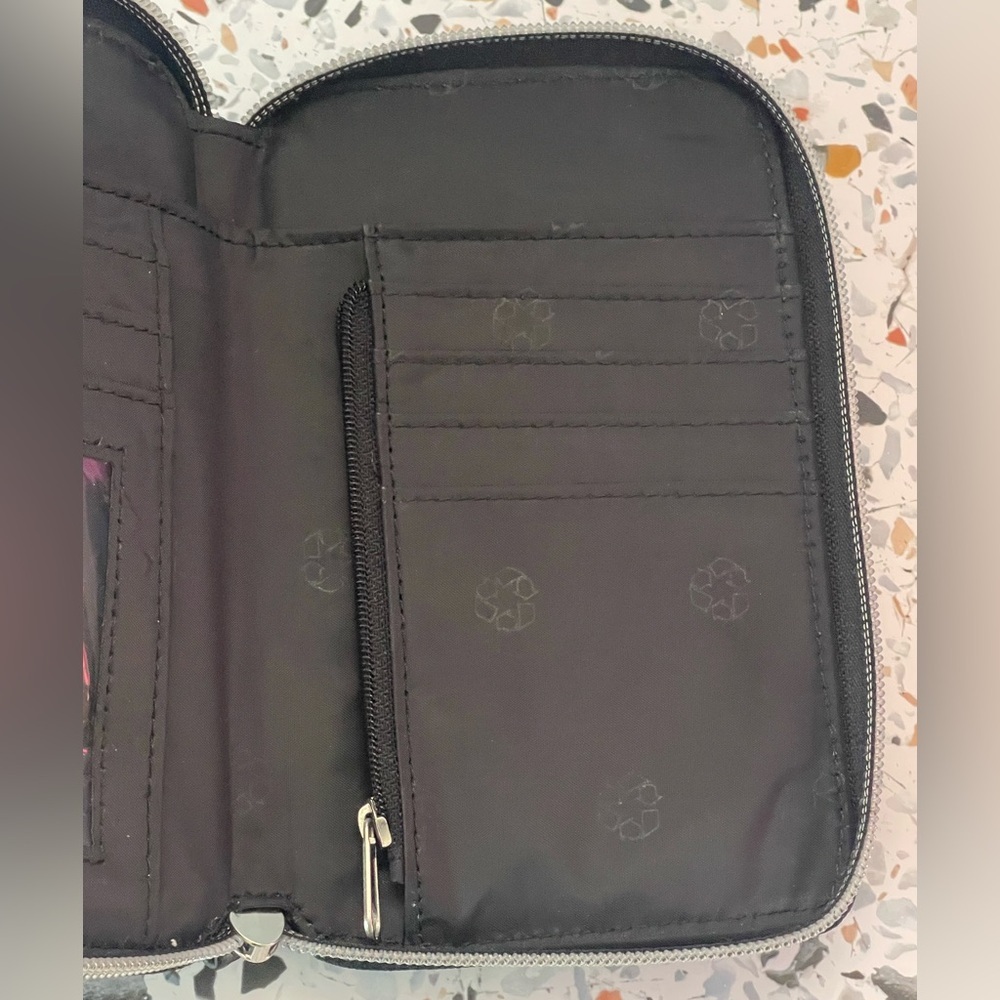 Phone Holder Black Textured Wallet - Picture 14 of 16